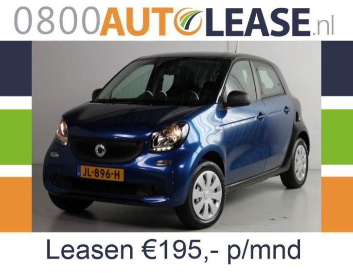 Smart Forfour 1.0 52KW | Lease € 195,– per mnd