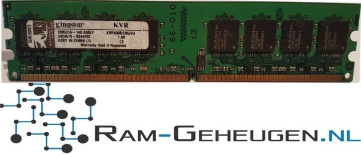 2GB DDR2 667 MHZ en 800 MHZ PC geheugens voordeligste van NL