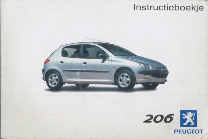 2001 Peugeot 206 instructieboekje Nederlands