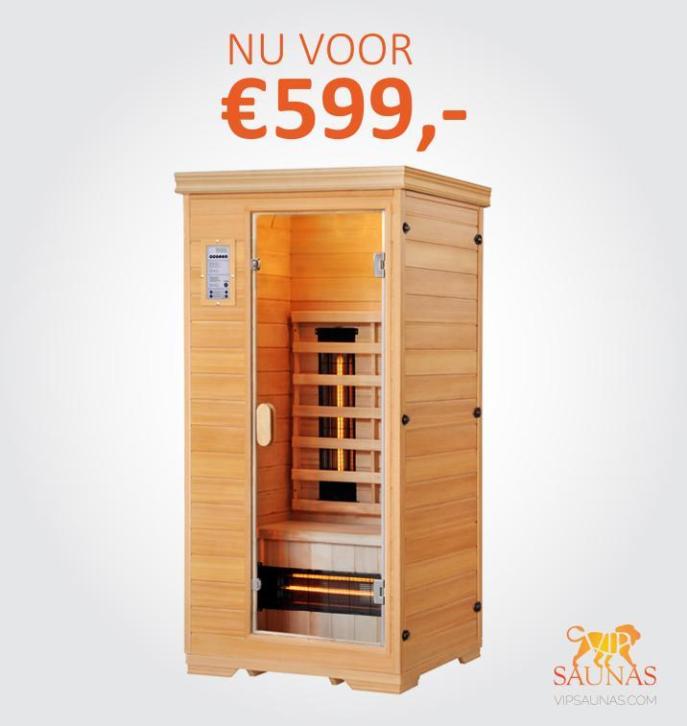 Koop NU uw eigen Infrarood cabine €599,- met Gratis Levering