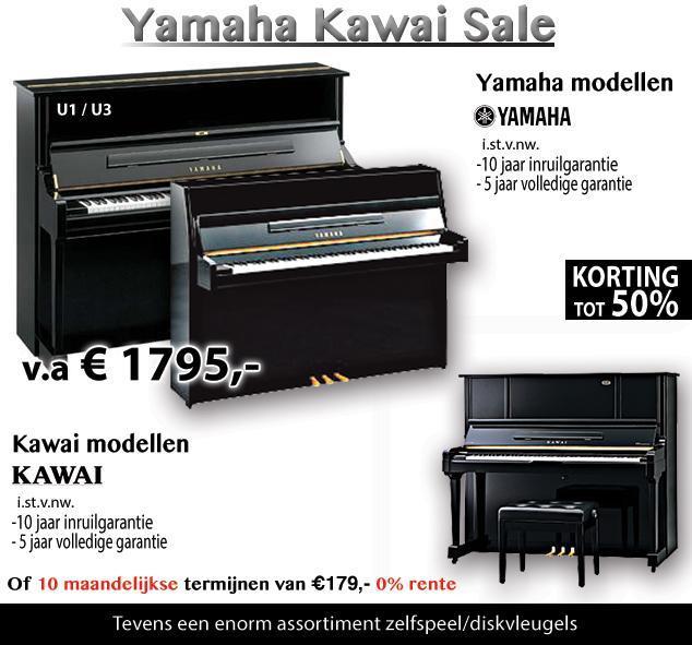 Yamaha Kawai Piano UITVERKOOP - (bij de officiële dealer)!