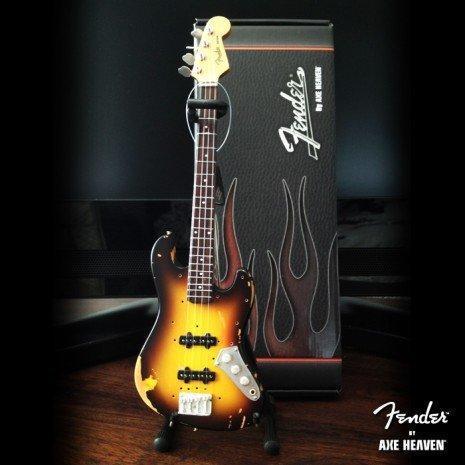 Axe Heaven miniatuur gitaar | Sunburst Fender™ Jazz Bass™ Gu