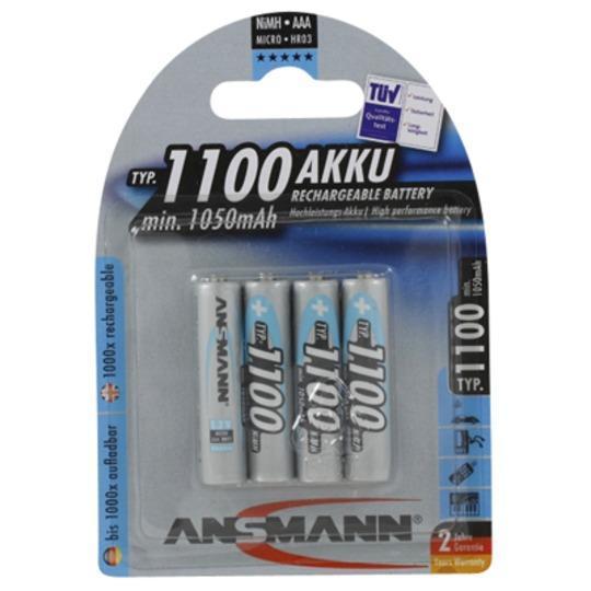 Ansmann 1100mah AAA Krachtige Oplaadbare batterijen