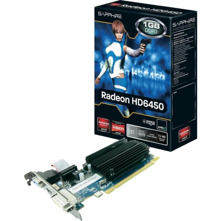 Sapphire HD6450 1024 MB videokaart PCIe