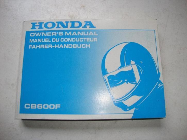 Honda CB 600 F Handleiding (origineel)