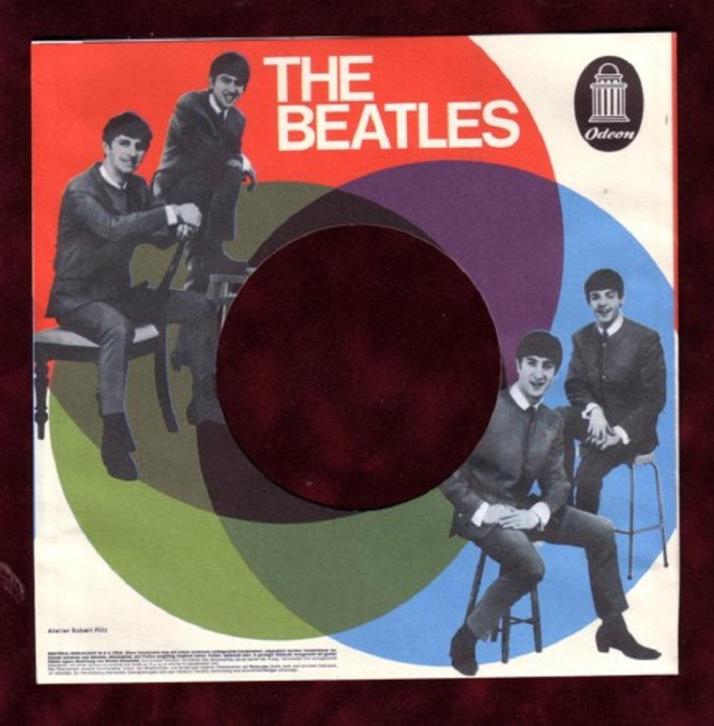 Beates-Setje van 5 Beatles/Odeon hoesjes voor singles