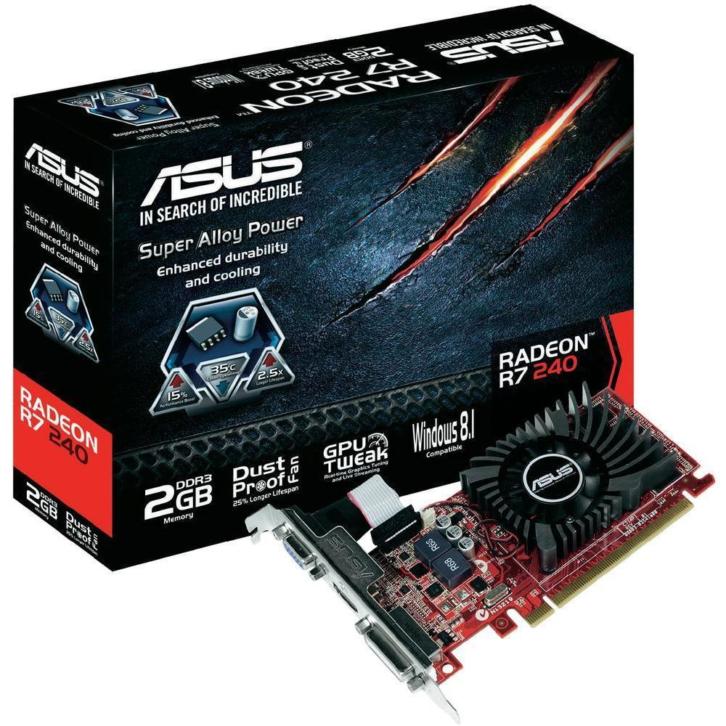 ASUS R7 240 2 GB videokaart PCIe