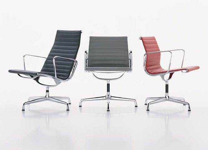 Grote voorraad Vitra Aluminium Group stoelen (Eames) (TIP!)