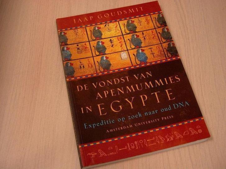 Goudsmit, J. - De vondst van apenmummies in Egypte / ex...
