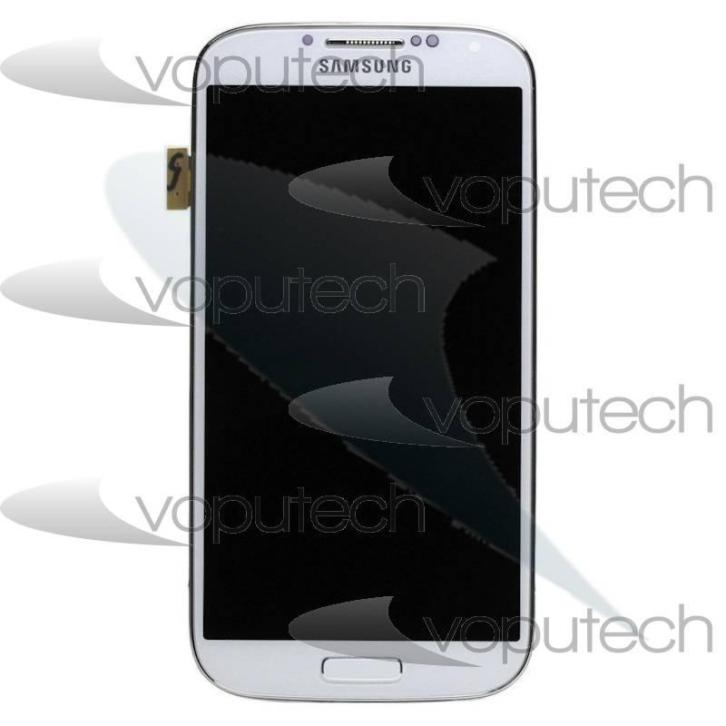 Galaxy S4 LCD en Digitizer met Frame Wit