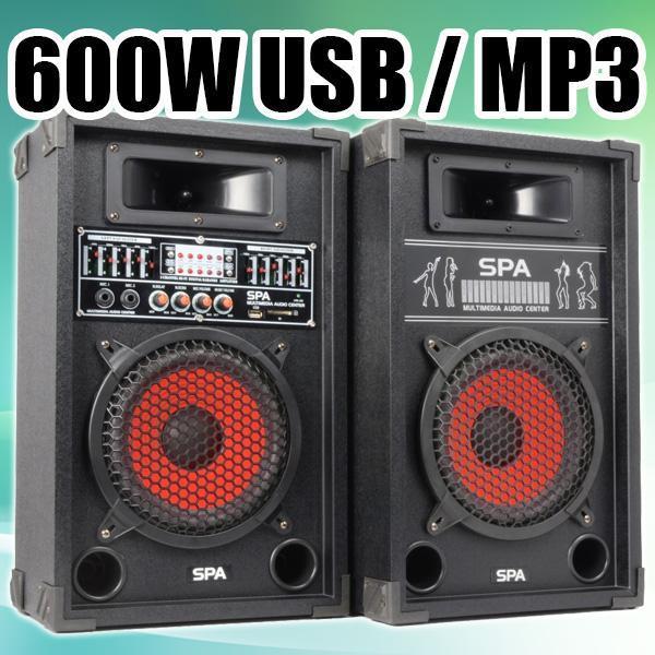 Karaoke Luidspreker Set 600W met USB & MP3 *Gratis in huis!*