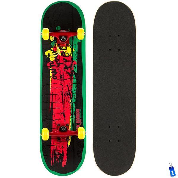 Skateboard-78cm-ABEC 5-100% Mapleleaf -Nijdam-€ 27,50