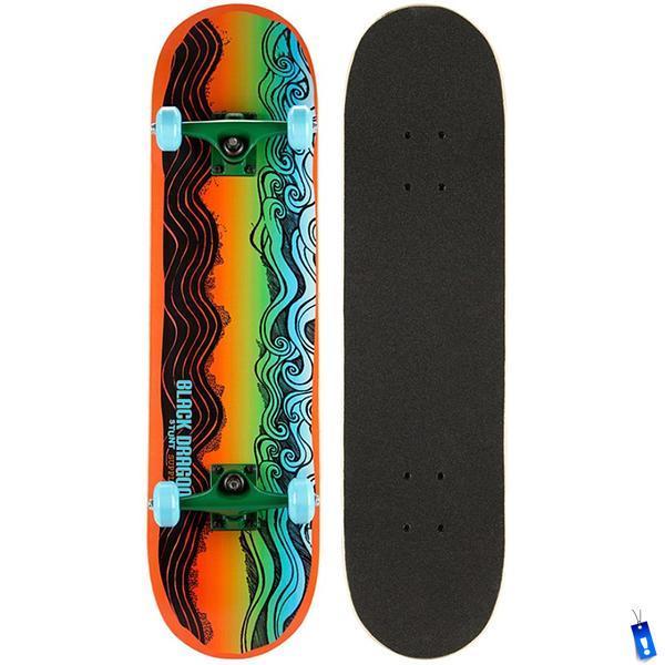 Skateboard-78cm-ABEC 5-100% Mapleleaf -Nijdam-€ 27,50