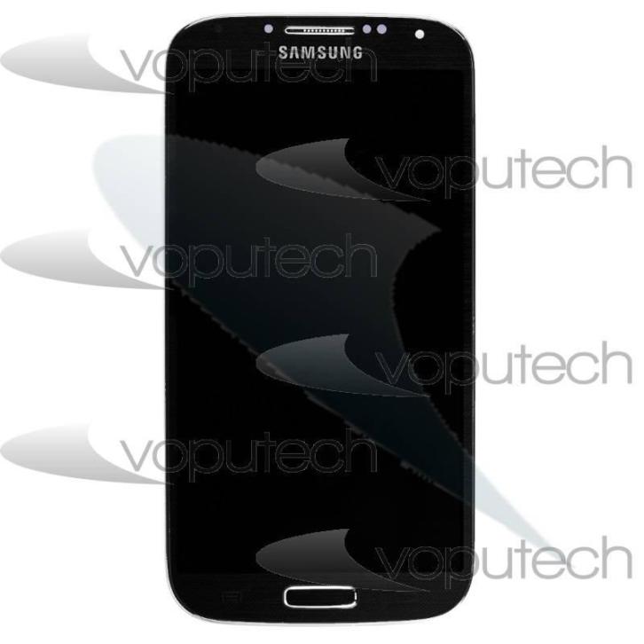 Galaxy S4 LCD en Digitizer met Frame Zwart - Deep Black