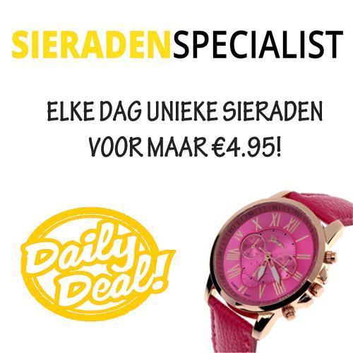 SieradenSpecialist Daily Deals - Sieraden voor maar €4.95!