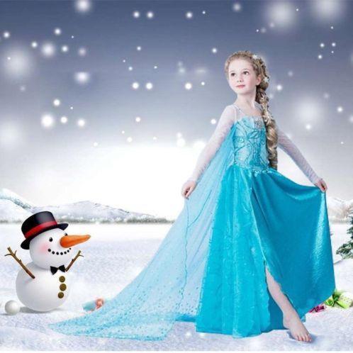 Frozen ZOMER actie: Elsa jurk met sleep en Elsa haarset!!!