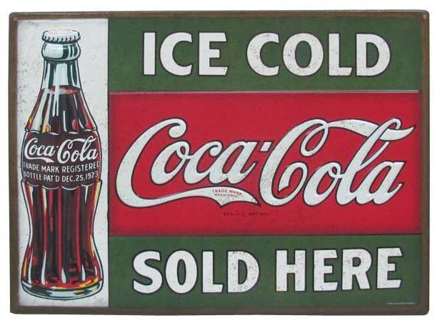 Coca Cola retro signs - unieke nostalgische wandborden