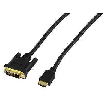 HDMI - DVI kabel verguld 2.0 m