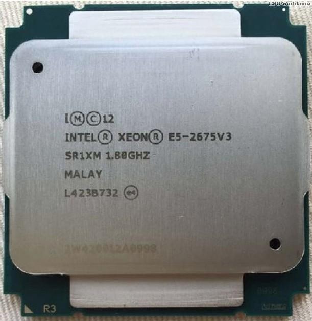 E5-2675V3 Intel Xeon Processor 1.8-2.3Ghz.16Core HT 32 Thr.