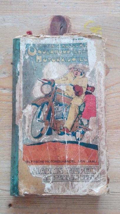 Boekje 'Het onderhoud van het Motorrijwiel' 1918