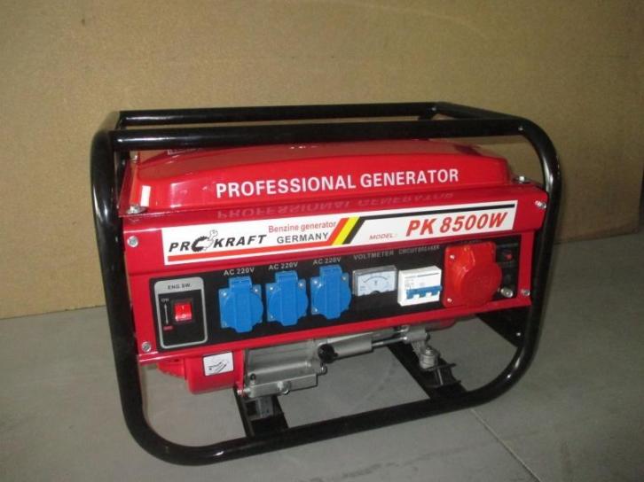 Generator PK 8500 in grote gereedschap veiling!
