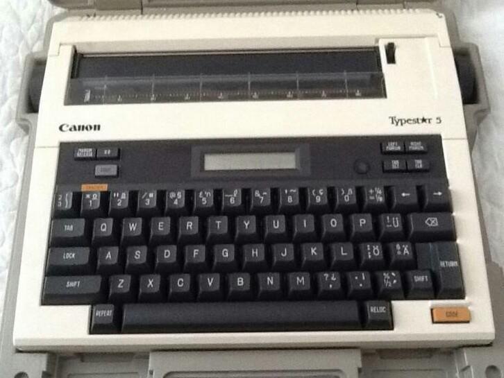 Canon casiowriter CW-10 in koffer