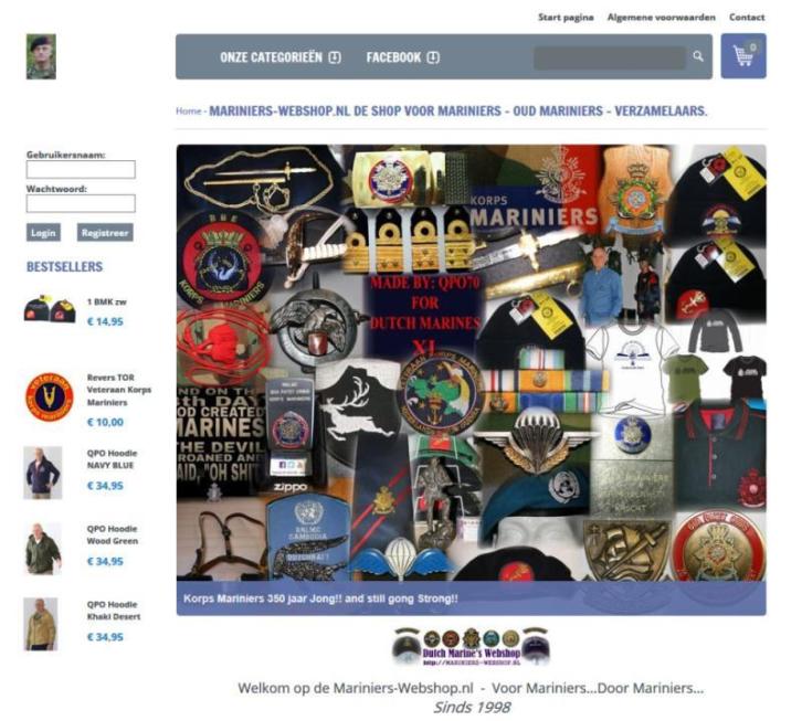 Mariniers-Webshop Voor Mariniers en verzamelaars Mariniers
