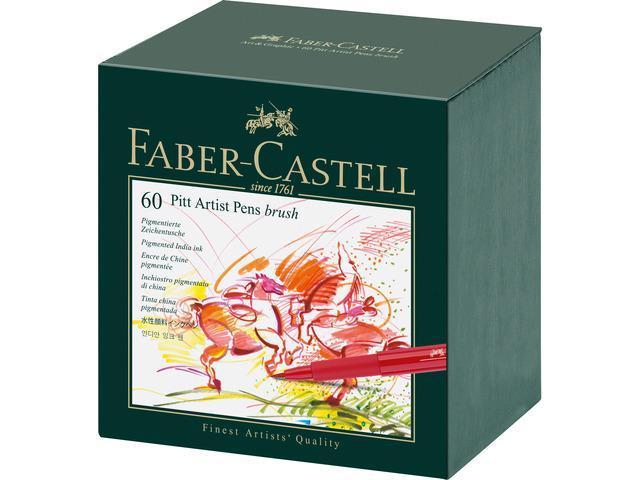 Nuoffice.nl Brush pen alle kleuren los en box Faber castell