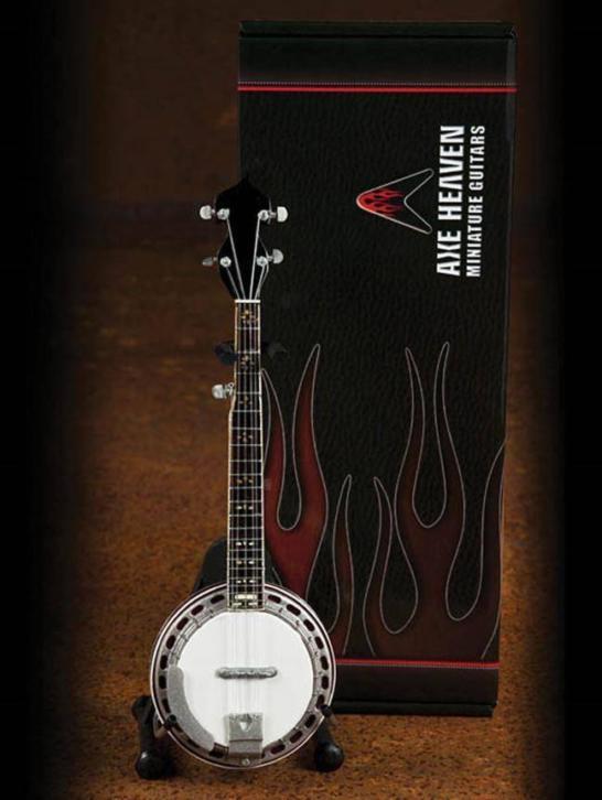 Axe Heaven miniatuur gitaar | Classic Banjo with Rosewood Ba
