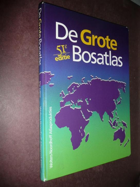De grote Bosatlas 51e druk (ISBN: 9001121004).