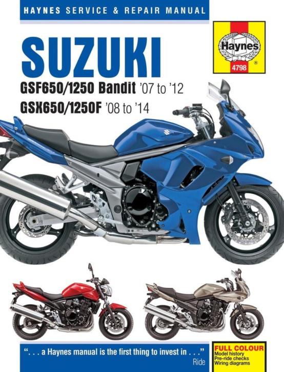 Suzuki GSF650/1250 Bandit + GSX650 / 1250F 2007 - 2014 .