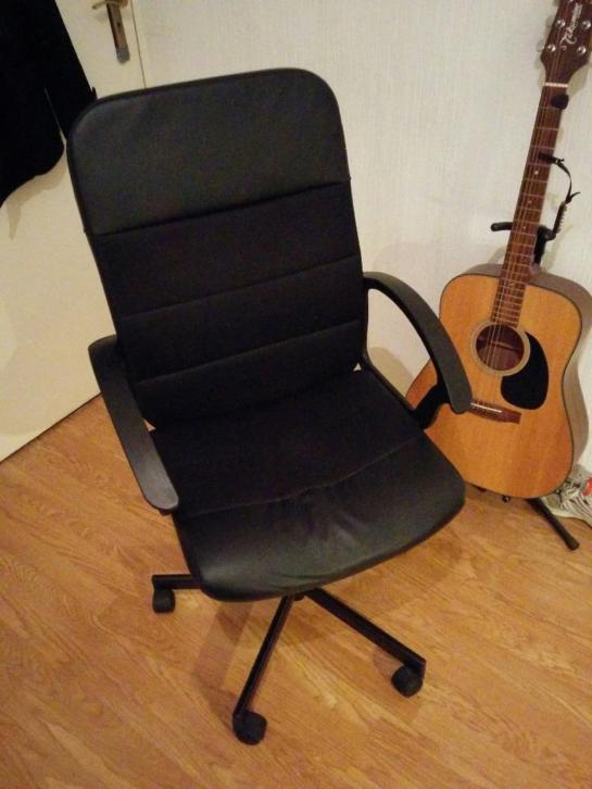 Leathern/fabric desk chair - Bureaustoel (leer/stof)