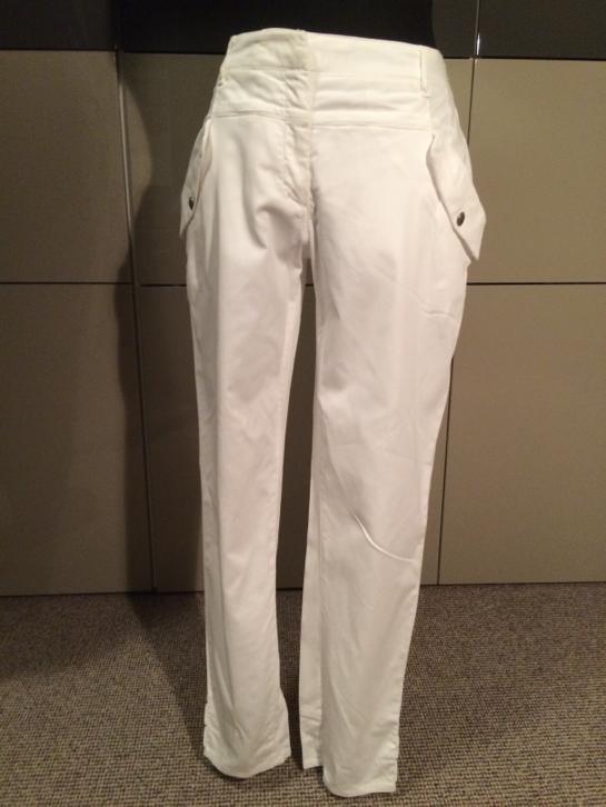 Witte pantalon STROKE BY BERRY TIELENS maat 38