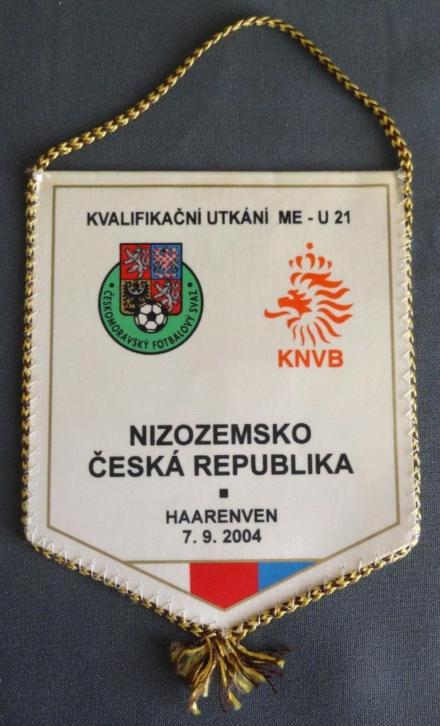 KNVB U-21 KWALIFICATIE 2004 NIZOZEMSKO CESKA REPUBLIKA vaant