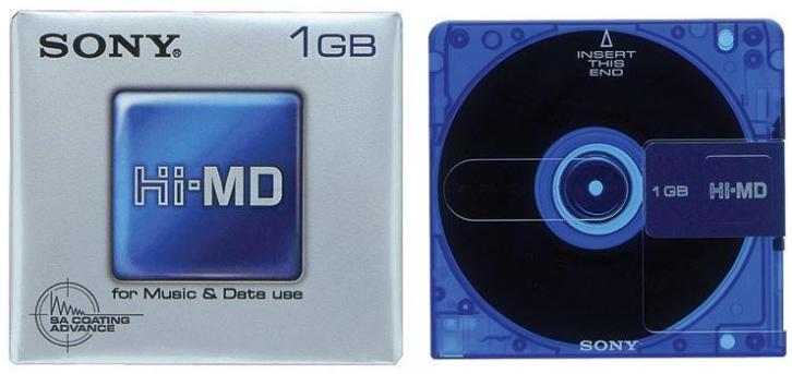 Sony Hi MD 1GB Minidisk Disk's 3x