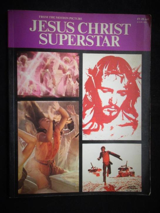 Jesus Christ Superstar~Vintage Jaren 70~Filmboek~Film~Jesus