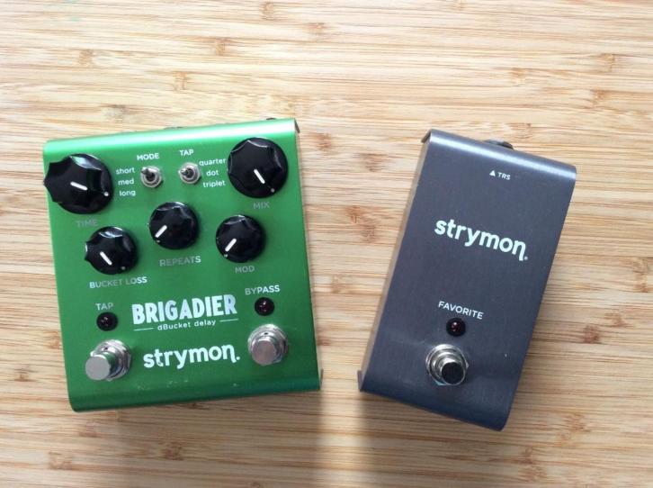 Strymon brigadier + favorite switch.