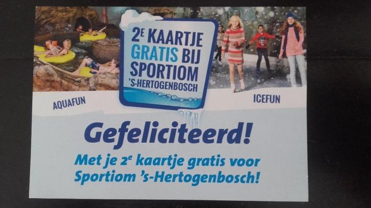 Sportiom 50% korting zwembad Den Bosch