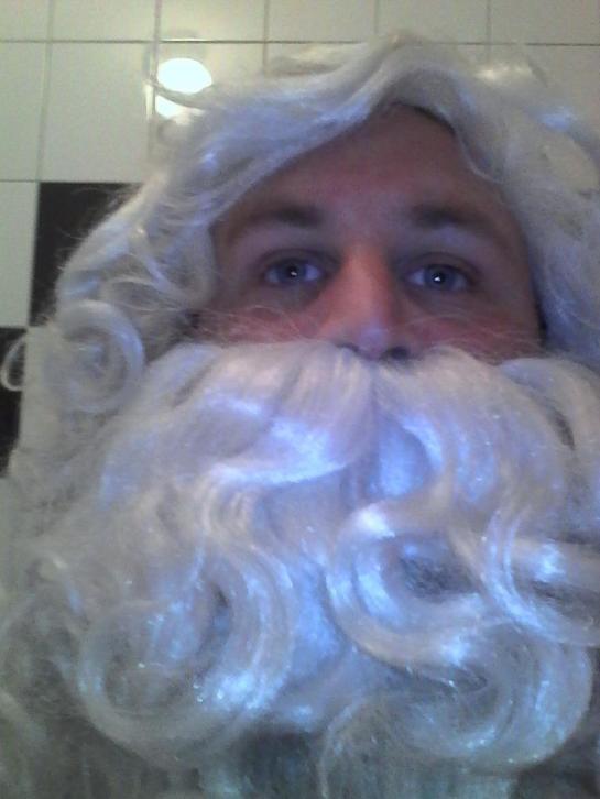 Sinterklaas baard nieuw in doos.