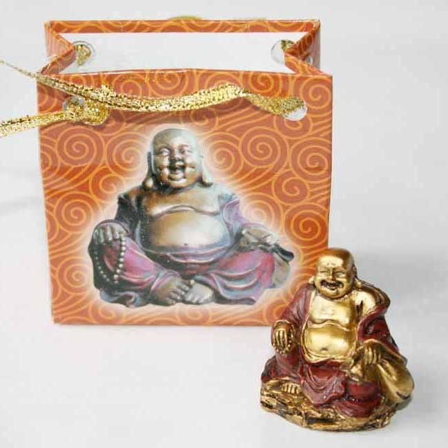 Kado Tasje met Boeddha beeldje D