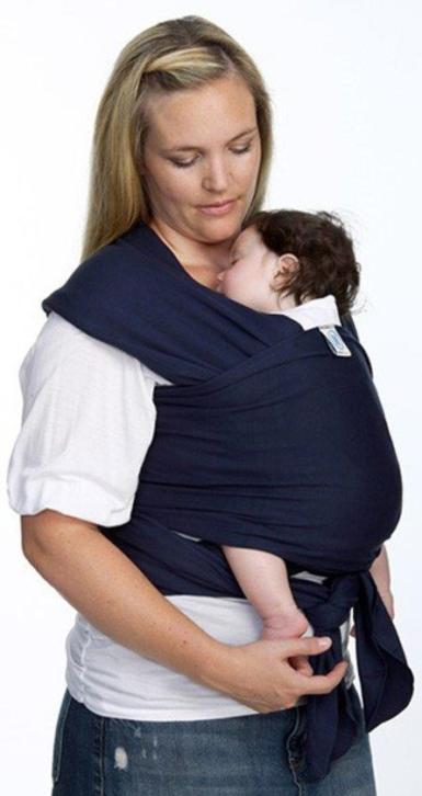 Babydrager - draagdoek - Moby Wrap - Blauw