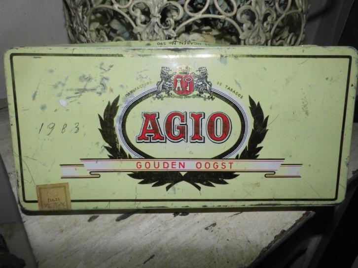 AGIO Gouden Oogst Agio Sigarenfabrieken blik (766)