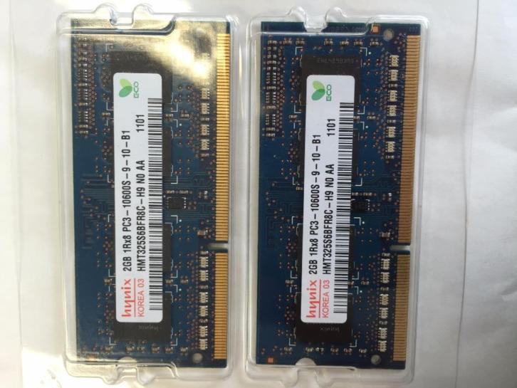 DDR3 Geheugen 4 GB 2x2GB (Apple Origineel)