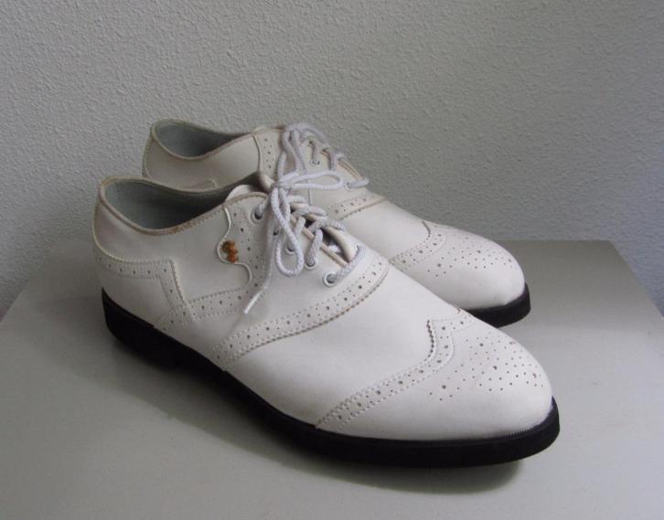Nieuwe witte golfschoenen van Golden Laddies - mt 11 = mt 45