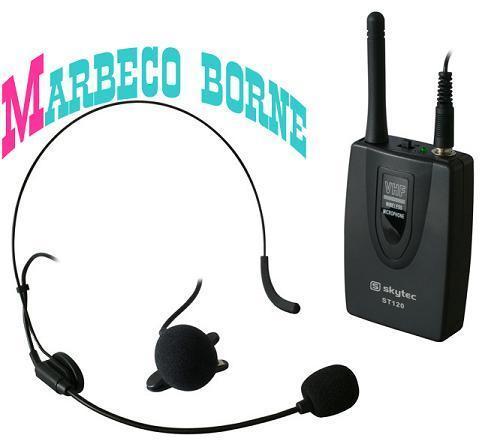 Draadloze Bodypack, VHF Microfoon 201.400 Mhz