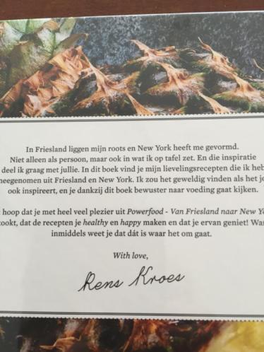 Powerfood - Van Friesland naar New York | Rens Kroes