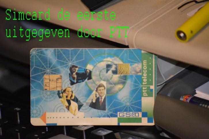 1e GSM card een lange 1989 ZELDZAAM