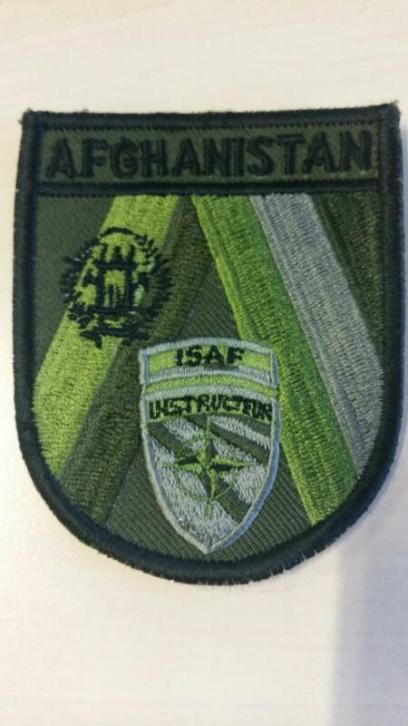 isaf nato afghanistan instructeur embleem