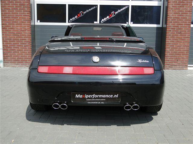 RVS exhaust op maat voor Alfa Romeo Mito Spider