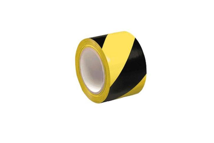 Markeringstape tape at 8 50 mm x 33 m, zwart geel